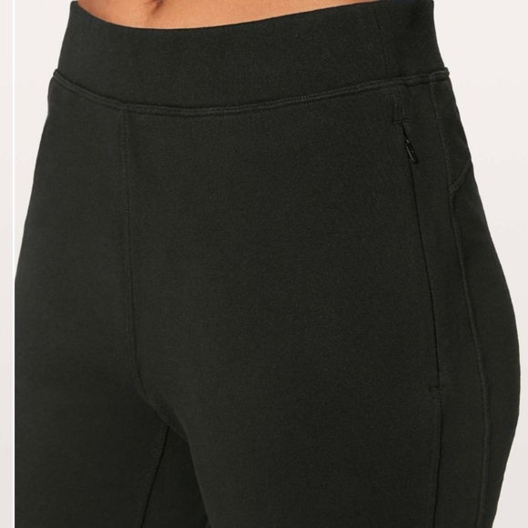 Lululemon Free to Roam Joggers Tapered Sweatpants Pull On Zip Pockets Black 10 - Picture 12 of 13